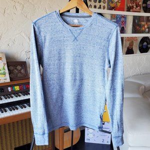 Soft-Washed Thermal-Knit Long-Sleeve Tee for Men